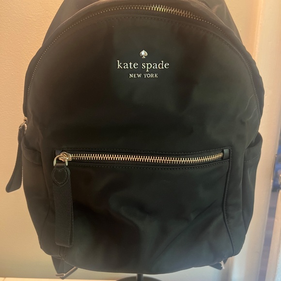 Kate Spade Black Nylon Medium Backpack - Picture 2 of 7
